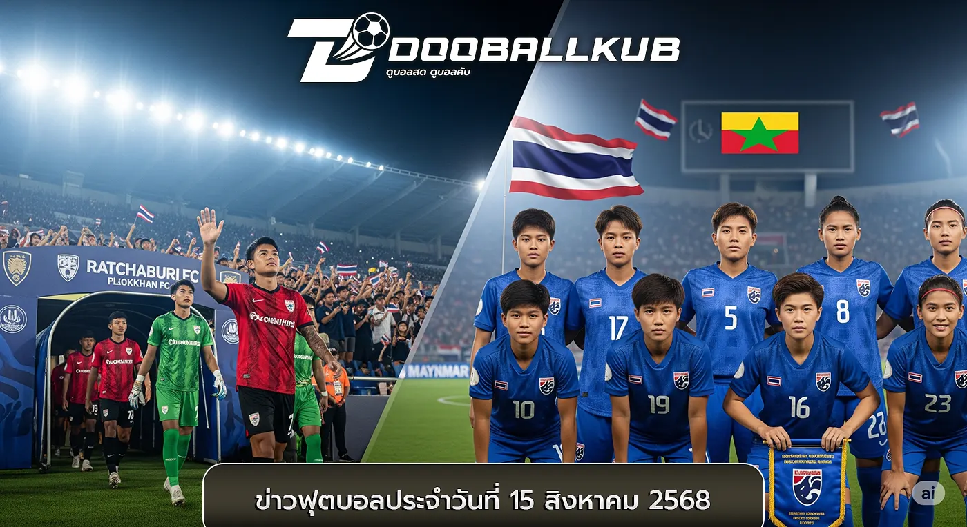 ปกข่าว-ฟุตบอลประจำวันที่ 15 สิงหาคม 2568